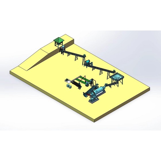 Rock Gold Ore Gravity Separation Process